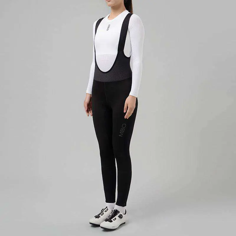 Fairyland II Prime Adv. Women's Windproof wool Bib Tights - Black - Image 3