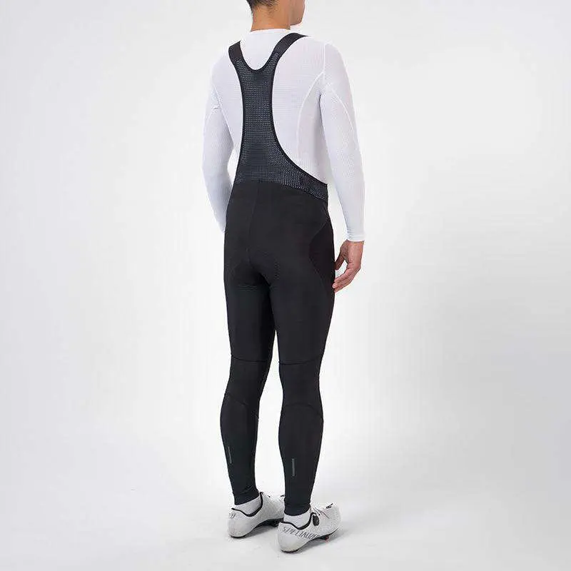 Twilight Men's Windproof Thermal Bib Tights - Black - Image 4